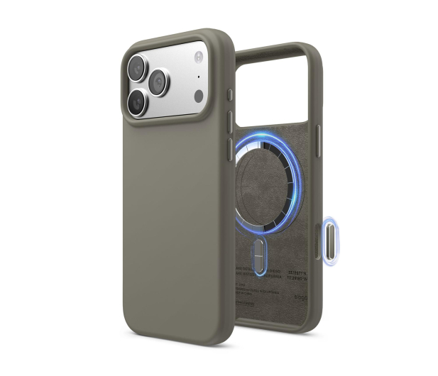 Elago Magsafe Silicon Case do iPhone 17 PRO Max Medium Gray - 1360488 - zdjęcie